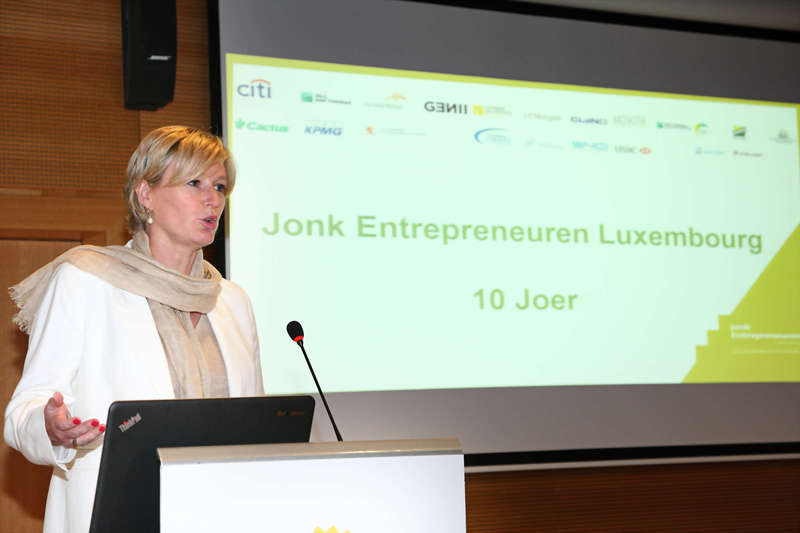Jonk Entrepreneuren Luxembourg célèbre ses 10ans d’existence en présence du Couple Héritier