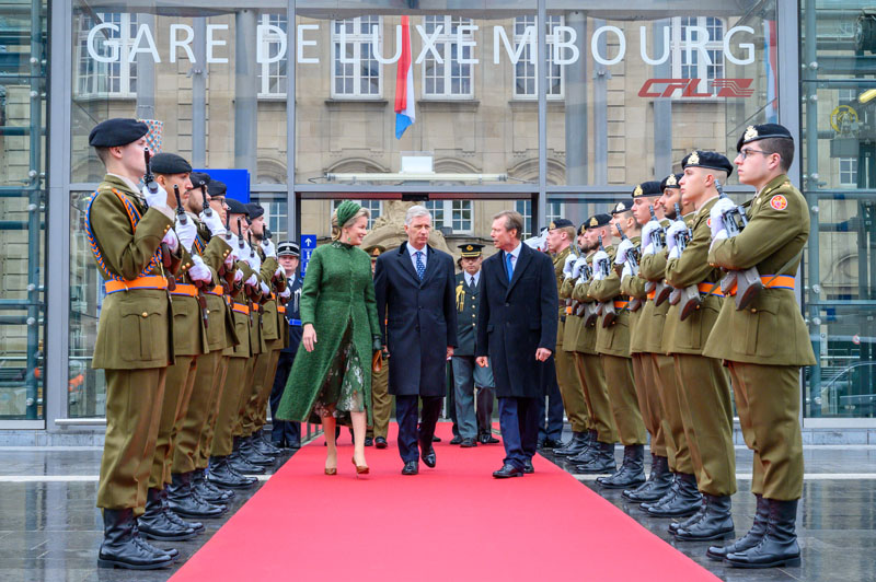 Visite d'Etat de LL.MM. le Roi et la Reine des Belges au Grand-Duché de Luxembourg - Première journée