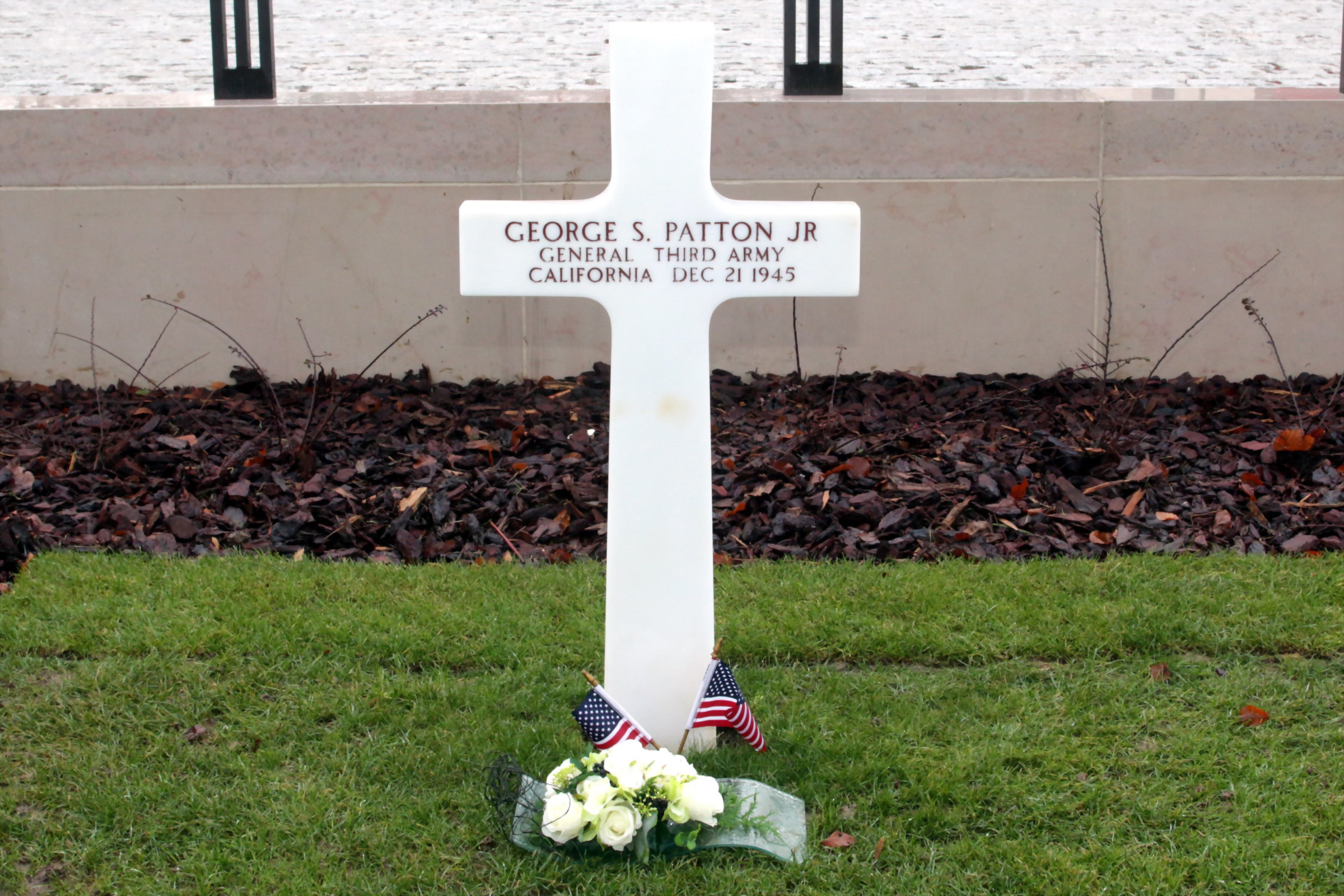 70e anniversaire de la Bataille des Ardennes au cimetière militaire américain de Hamm