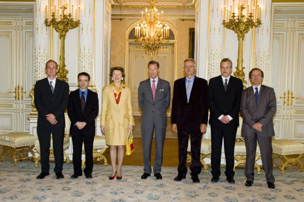 SAR le Grand-Duc reçoit en audience les membres d’une délégation de participants au congrès de médecine nucléaire