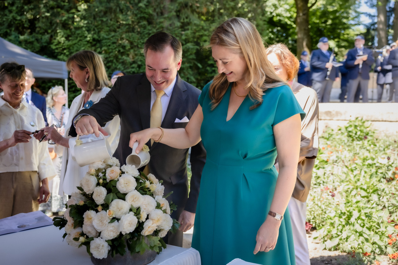 Baptême de la rose « Grand-Duc Guillaume – Grande-Duchesse Stéphanie »