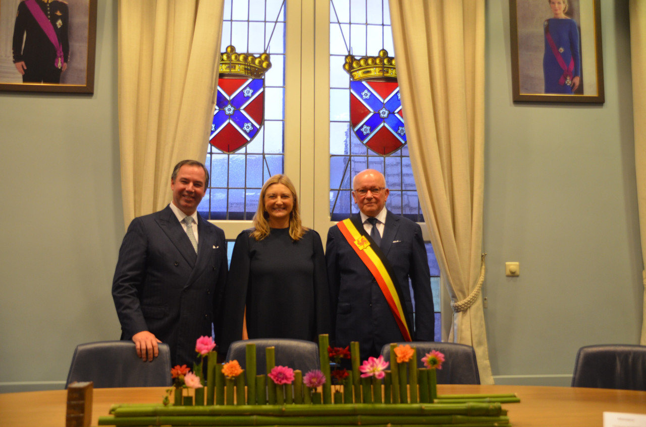 D'groussherzoglech Koppel op Besuch zu Anvaing (Belsch)