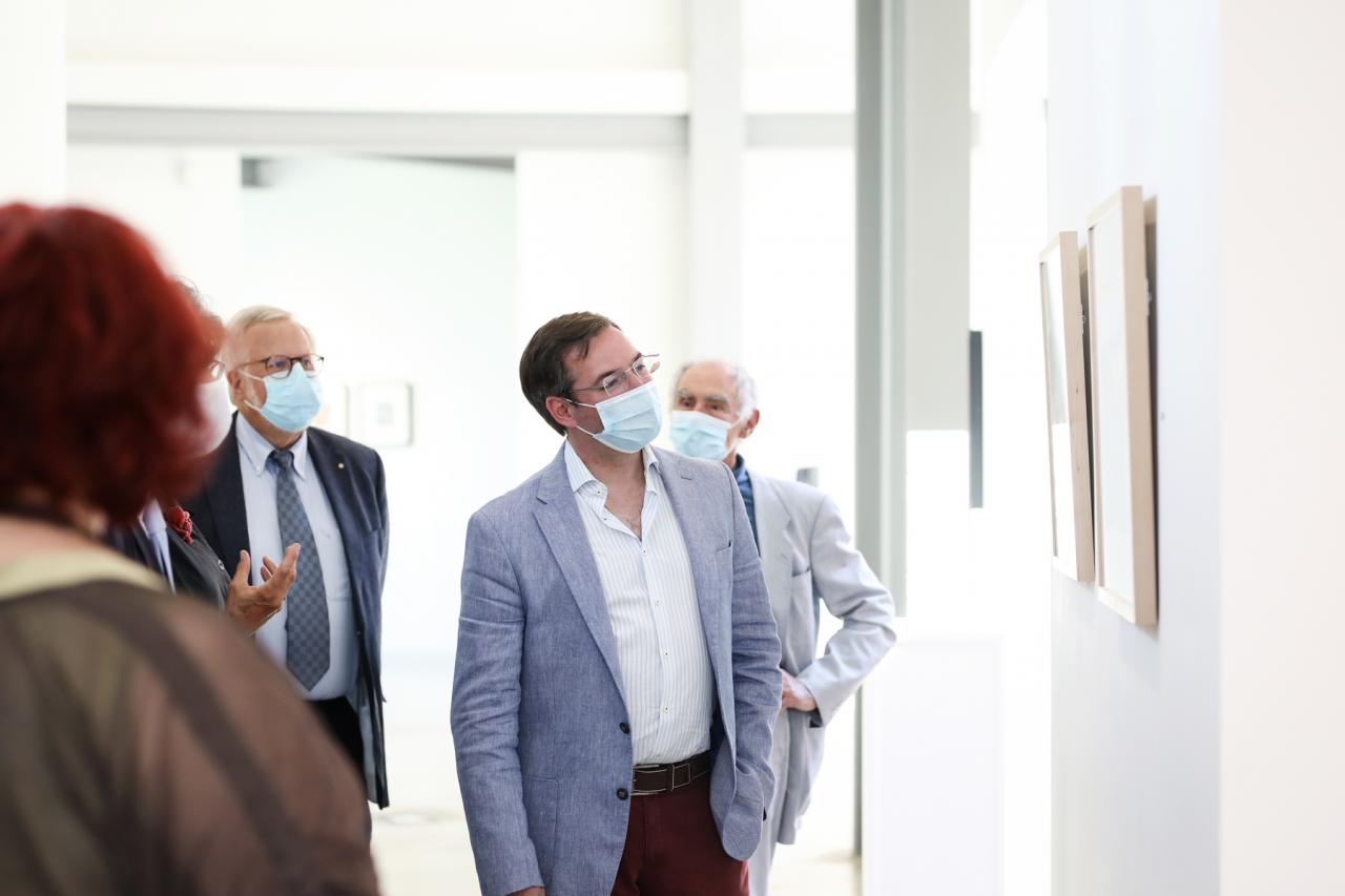 Le Prince héritier a visité l’exposition Heidelberger-Grosbusch