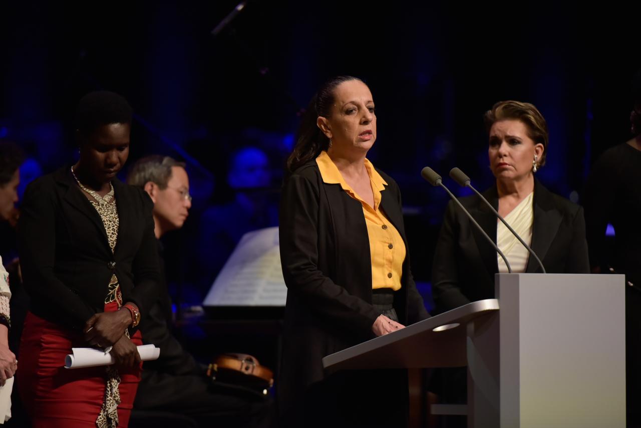 Gala-Abend in der Philharmonie anlässlich des internationalen Forums "Stand Speak Rise Up!"