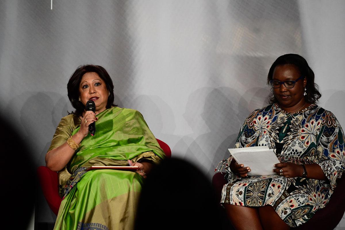 Pramila Patten at the International Forum "Stand Speak Rise Up!