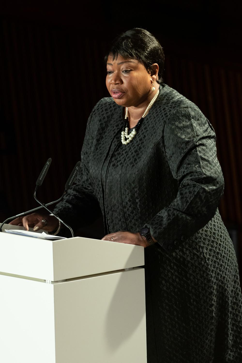 Fatou Bensouda at the International Forum "Stand Speak Rise Up!