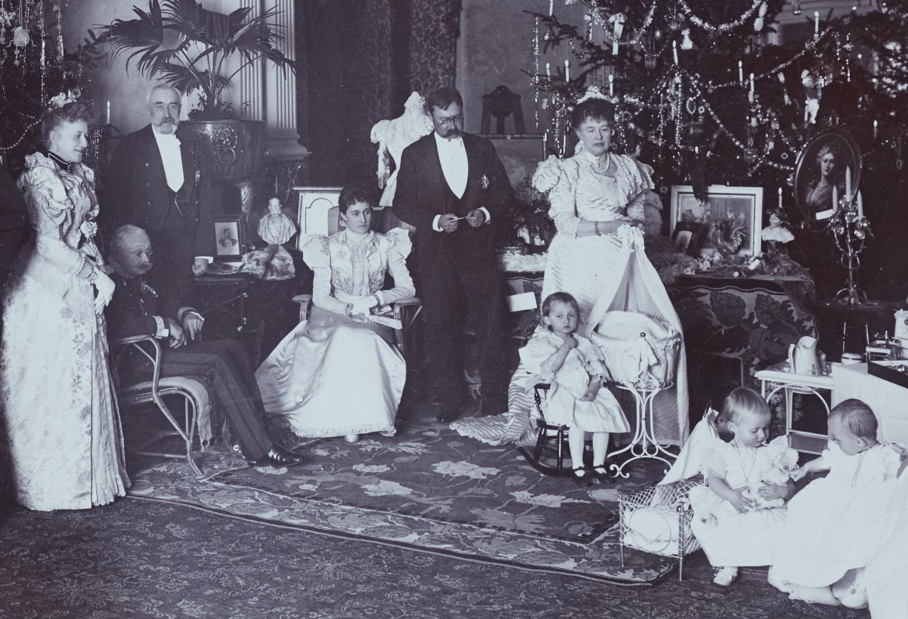 1897 - Réveillon de Nöel en famille