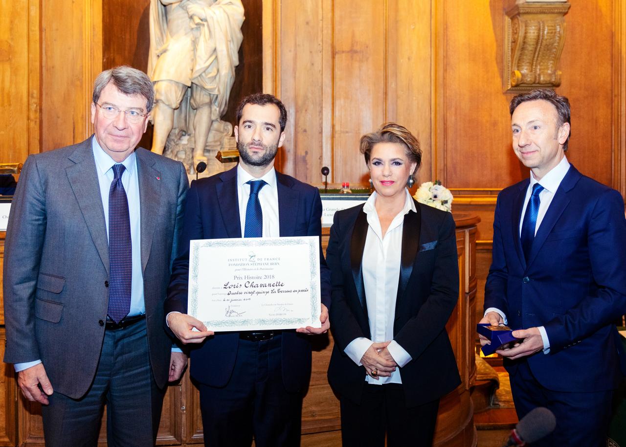 Remise du Prix Histoire de la Fondation Stéphane Bern pour l'Histoire et le Patrimoine