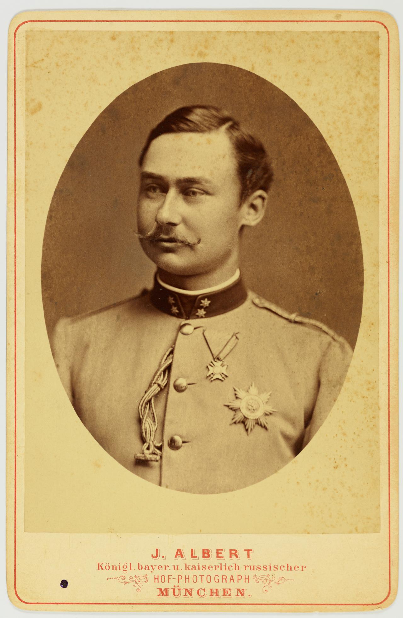 Portrait du Prince Guillaume IV de Nassau en uniforme militaire
