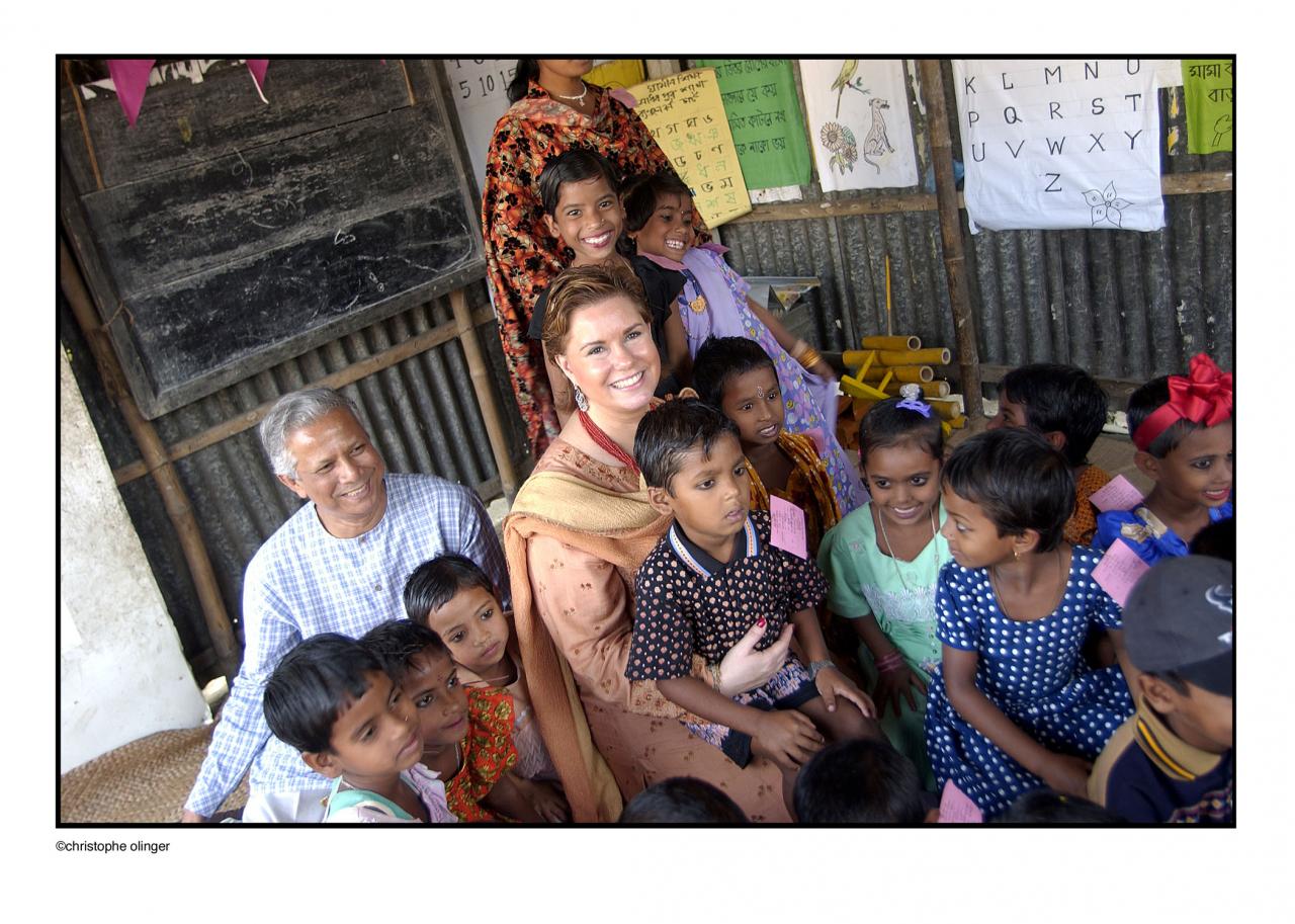 Visitt am Bangladesh 2003