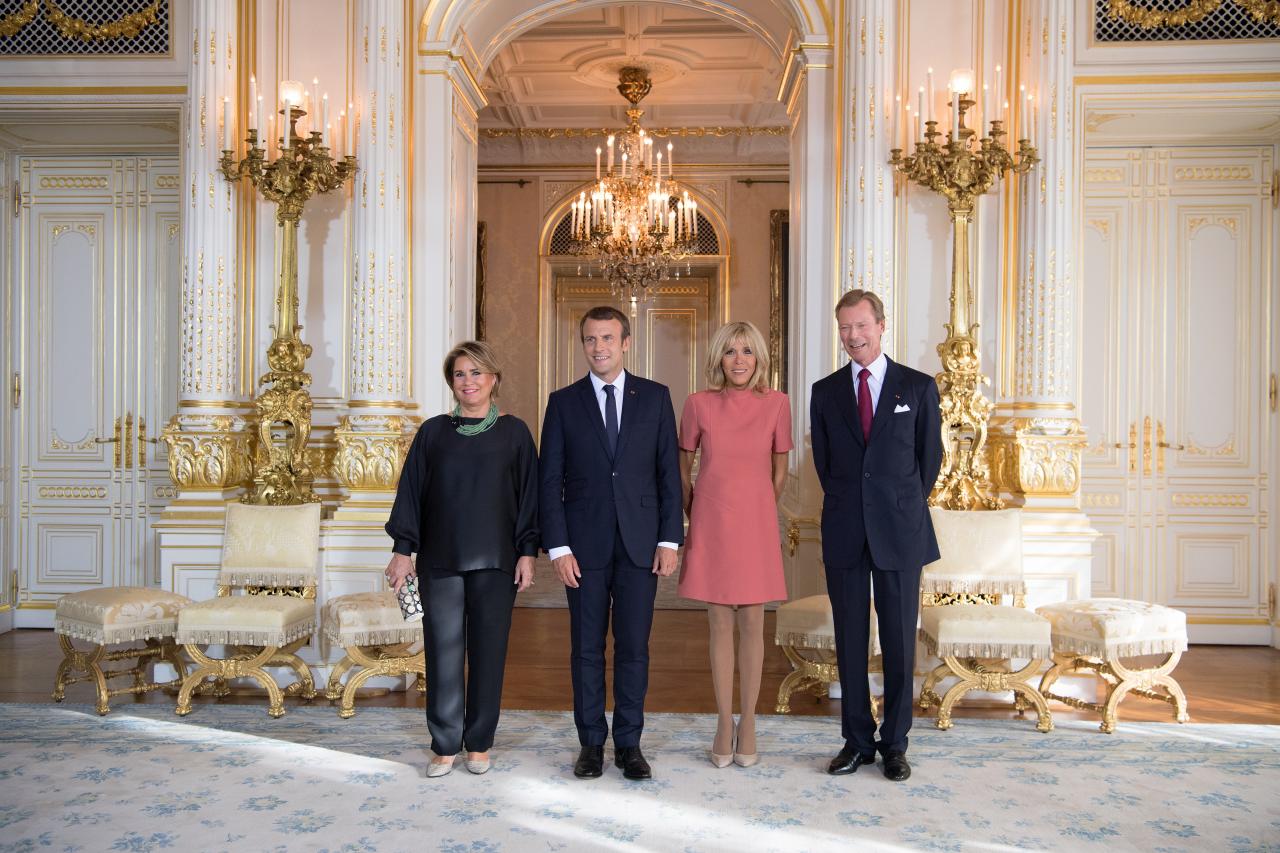 Visit of the President of the French Republic, H.E. Emmanuel Macron to Luxembourg