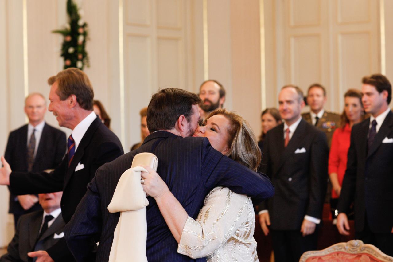 Mariage Princier Mariage civil de S.A.R. le Grand-Duc héritier avec la Comtesse Stéphanie de Lannoy 