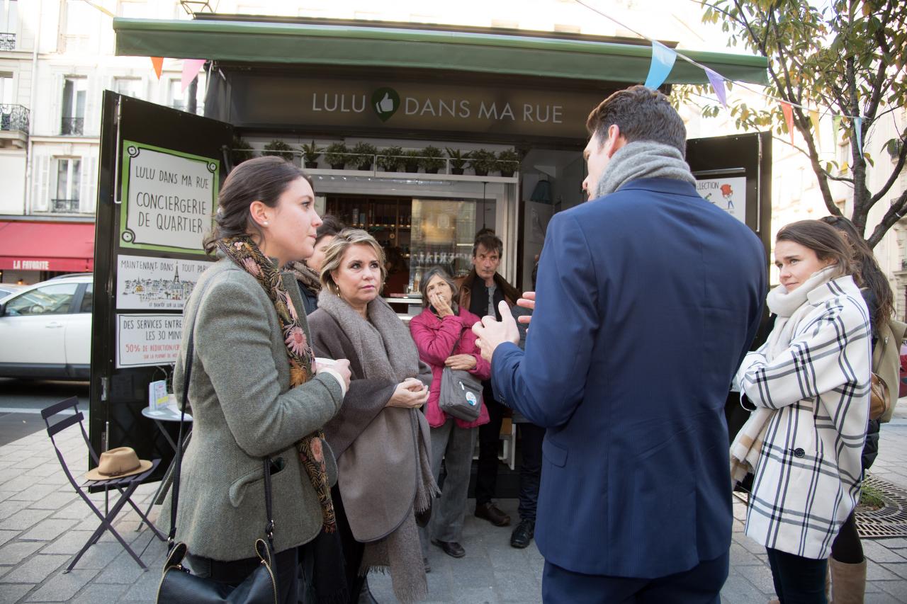 Meeting with the founder of the neighbourhood concierge initiative "Lulu dans ma rue"