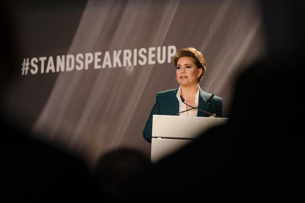 Ried vun der Grande-Duchesse während dem Internationale Forum "Stand Speak Rise Up!"