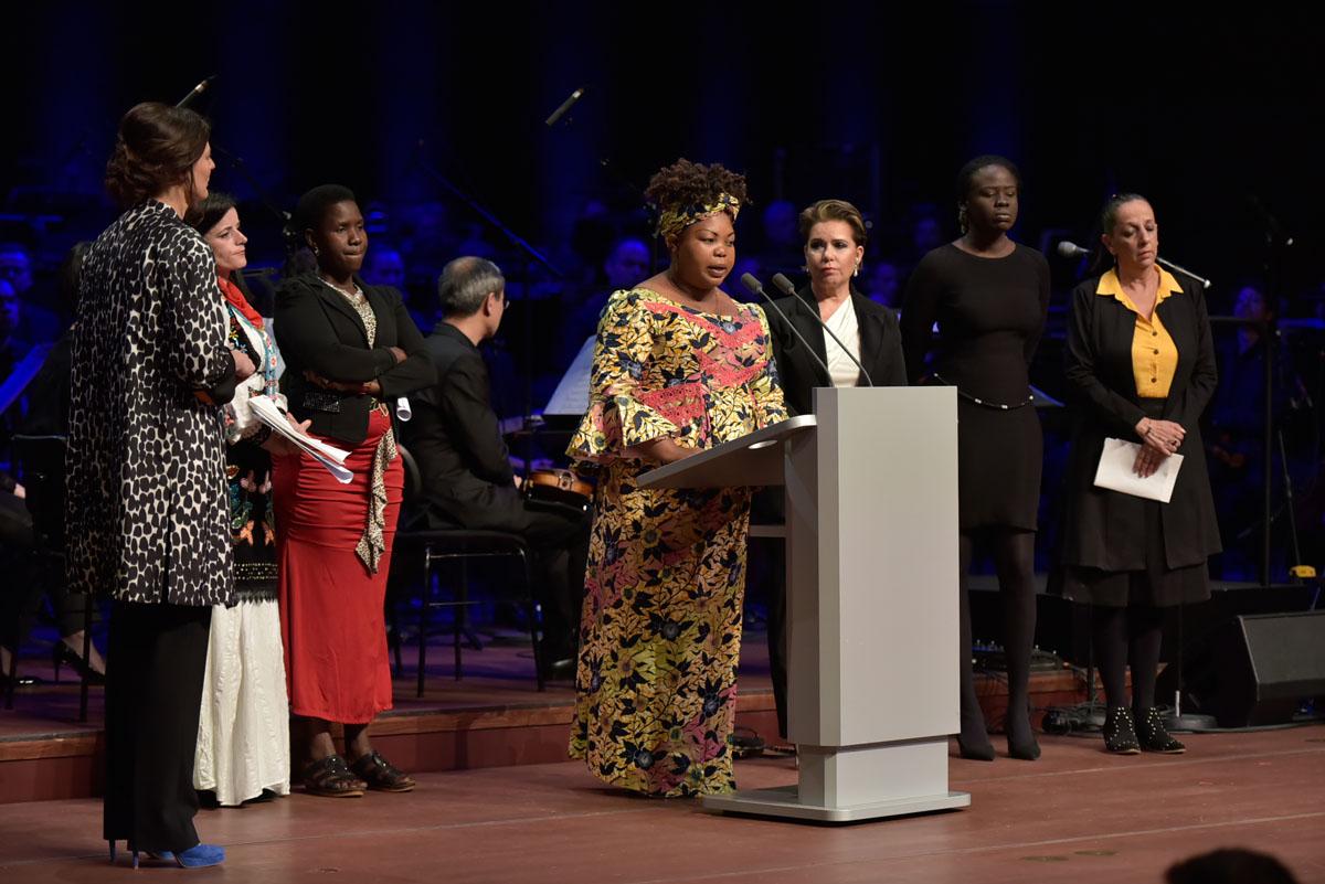 Gala-Abend in der Philharmonie anlässlich des internationalen Forums "Stand Speak Rise Up!"