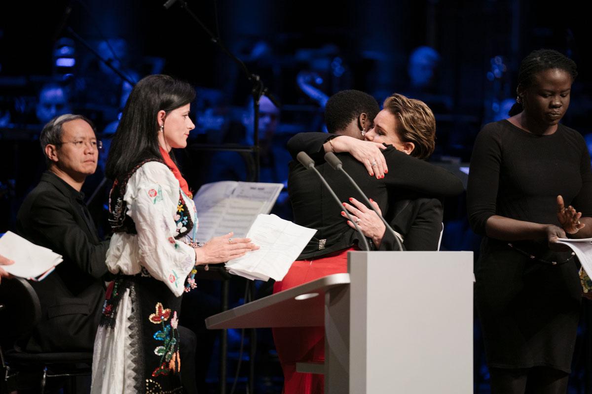 Gala-Abend in der Philharmonie anlässlich des internationalen Forums "Stand Speak Rise Up!"