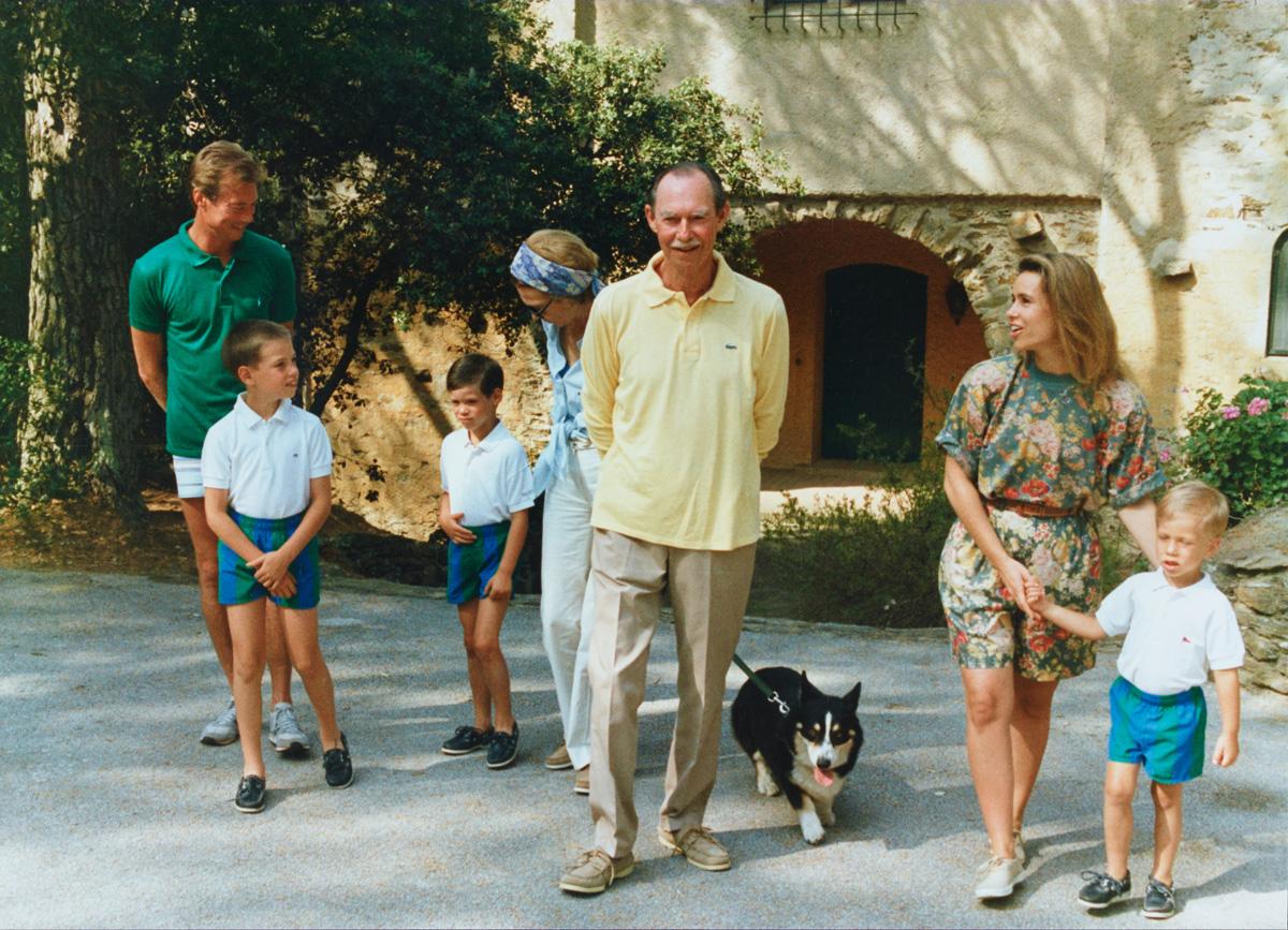 Die großherzogliche Familie im Urlaub