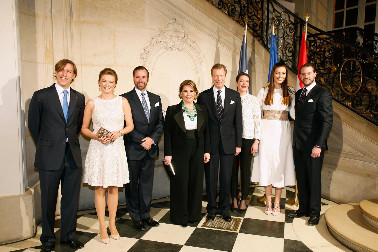 La Famille grand-ducale au Musée Rodin à Paris