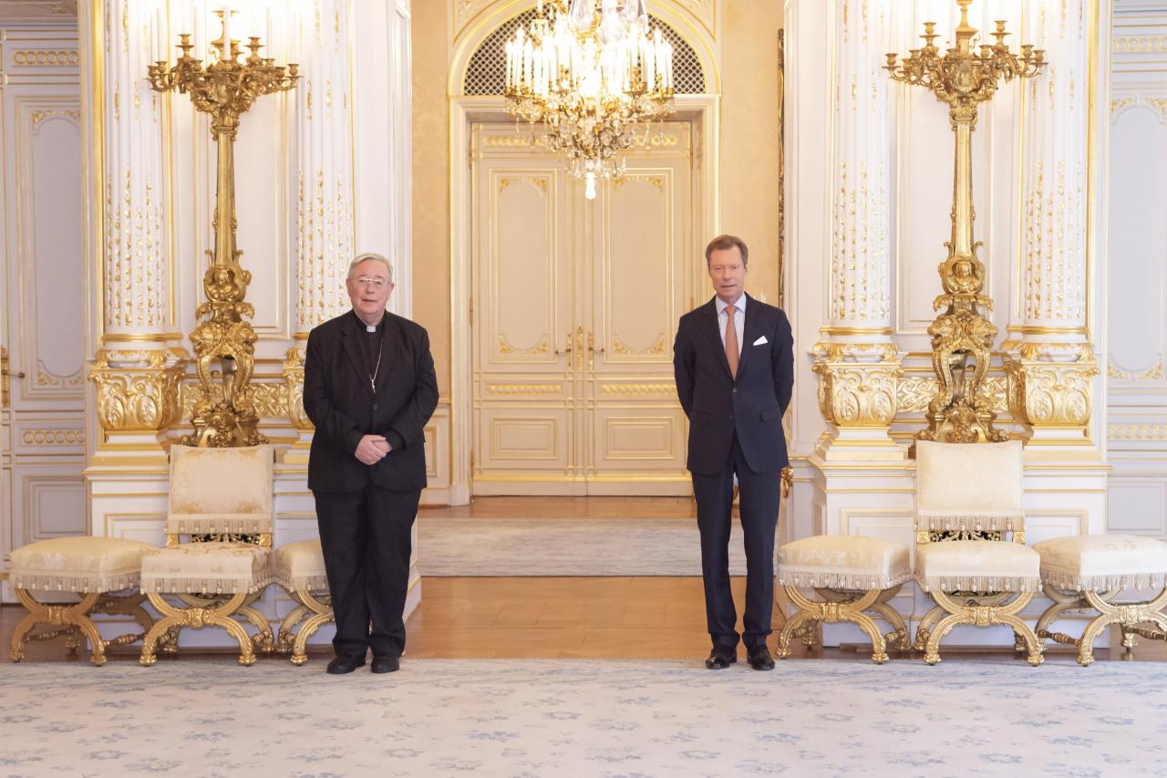 Photo d'audience - Son Éminence le Cardinal Jean-Claude Hollerich, Archevêque de Luxembourg