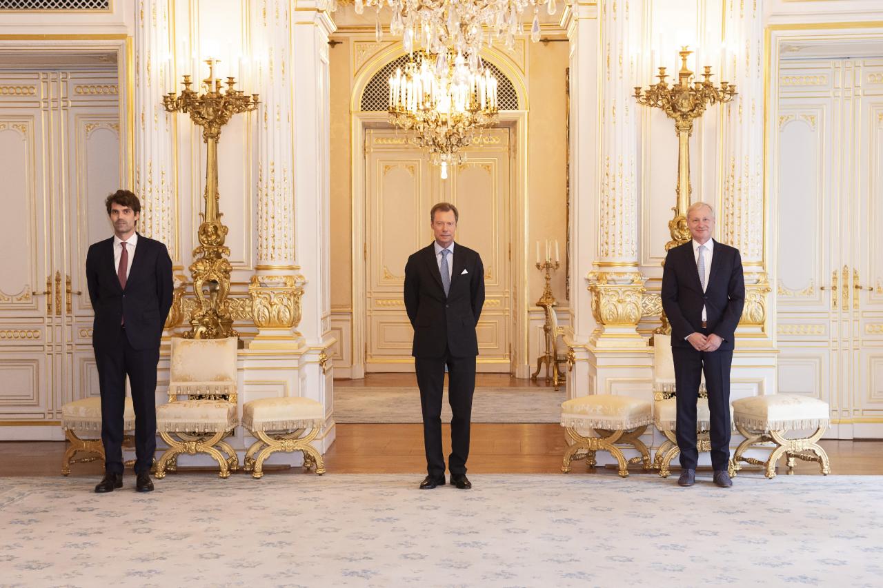 Photo d'audience - Drs. Schmit et Steichen, représentants de l'AMMD