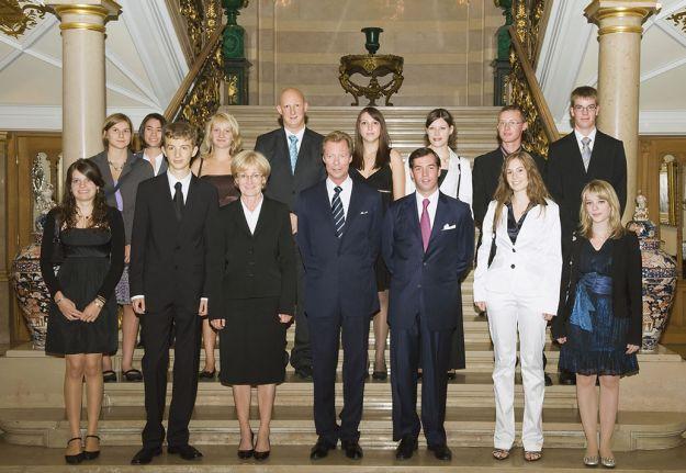 Le Grand-Duc et le Grand-Duc héritier en audience au Palais