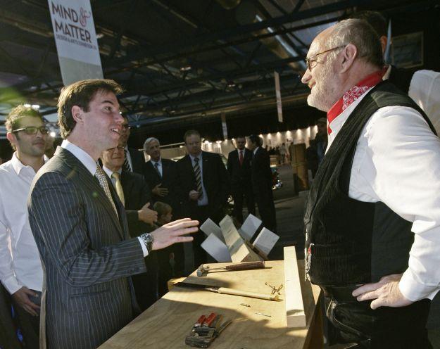 Le Grand-Duc héritier à la foire internationale