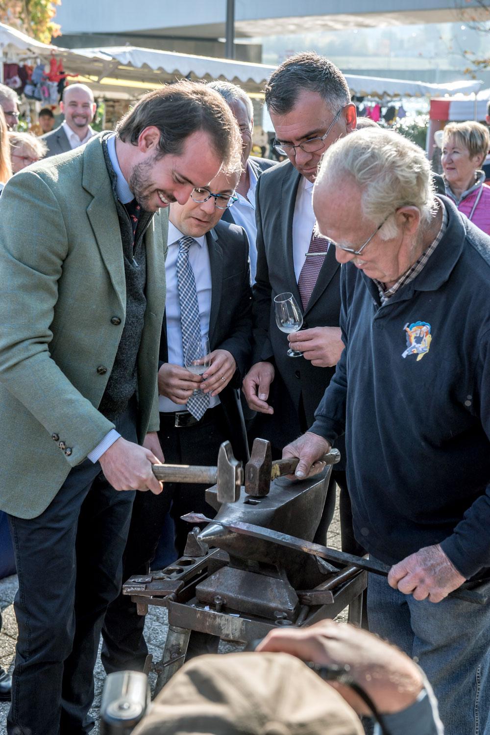 Le Prince Félix à la 11e édition de la nouvelle « Hunnefeier »