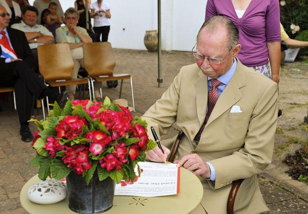 Baptême de la rose "Grand-Duc Jean de Luxembourg"