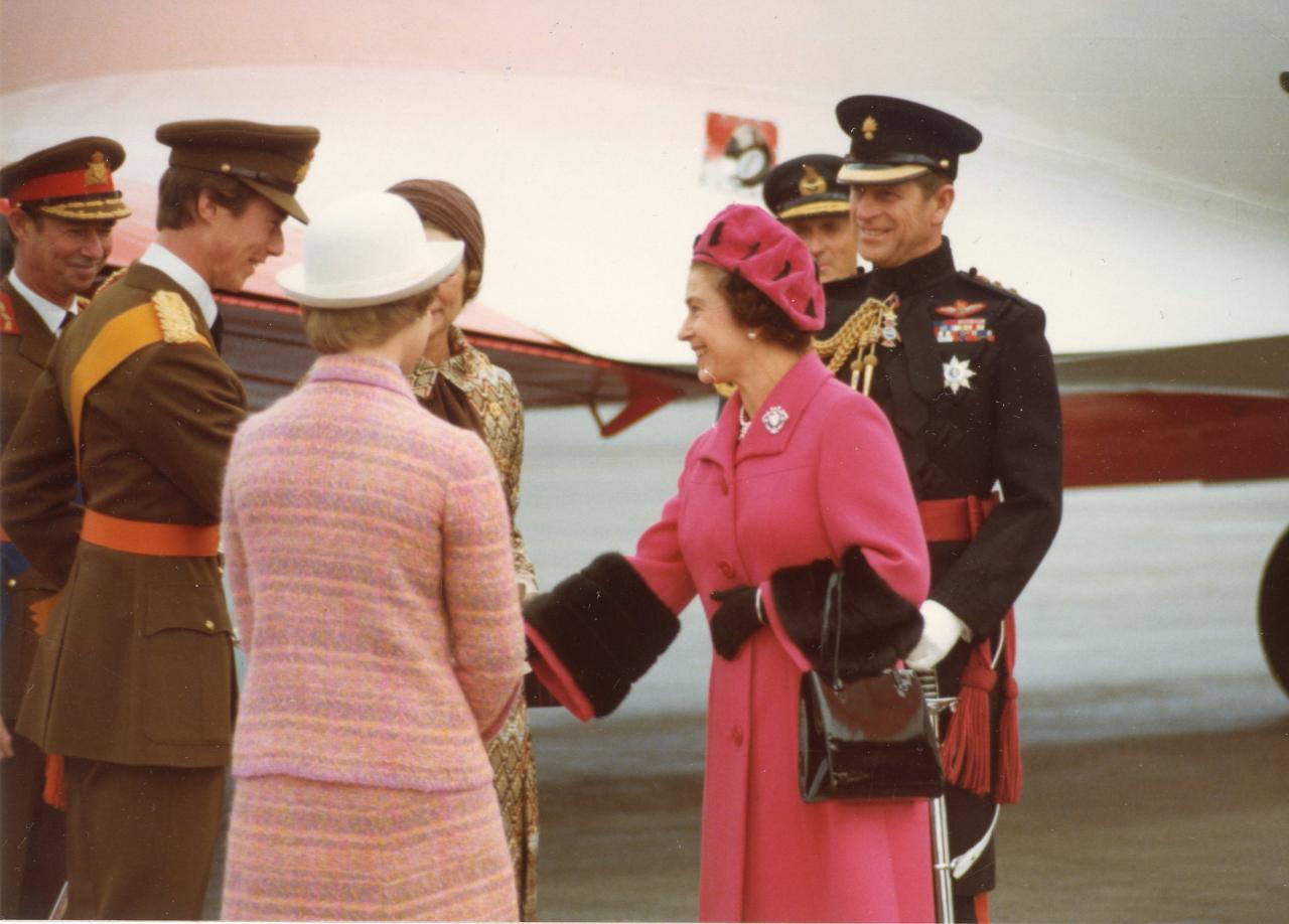 La Reine d'Angleterre Élisabeth II en visite au Luxembourg