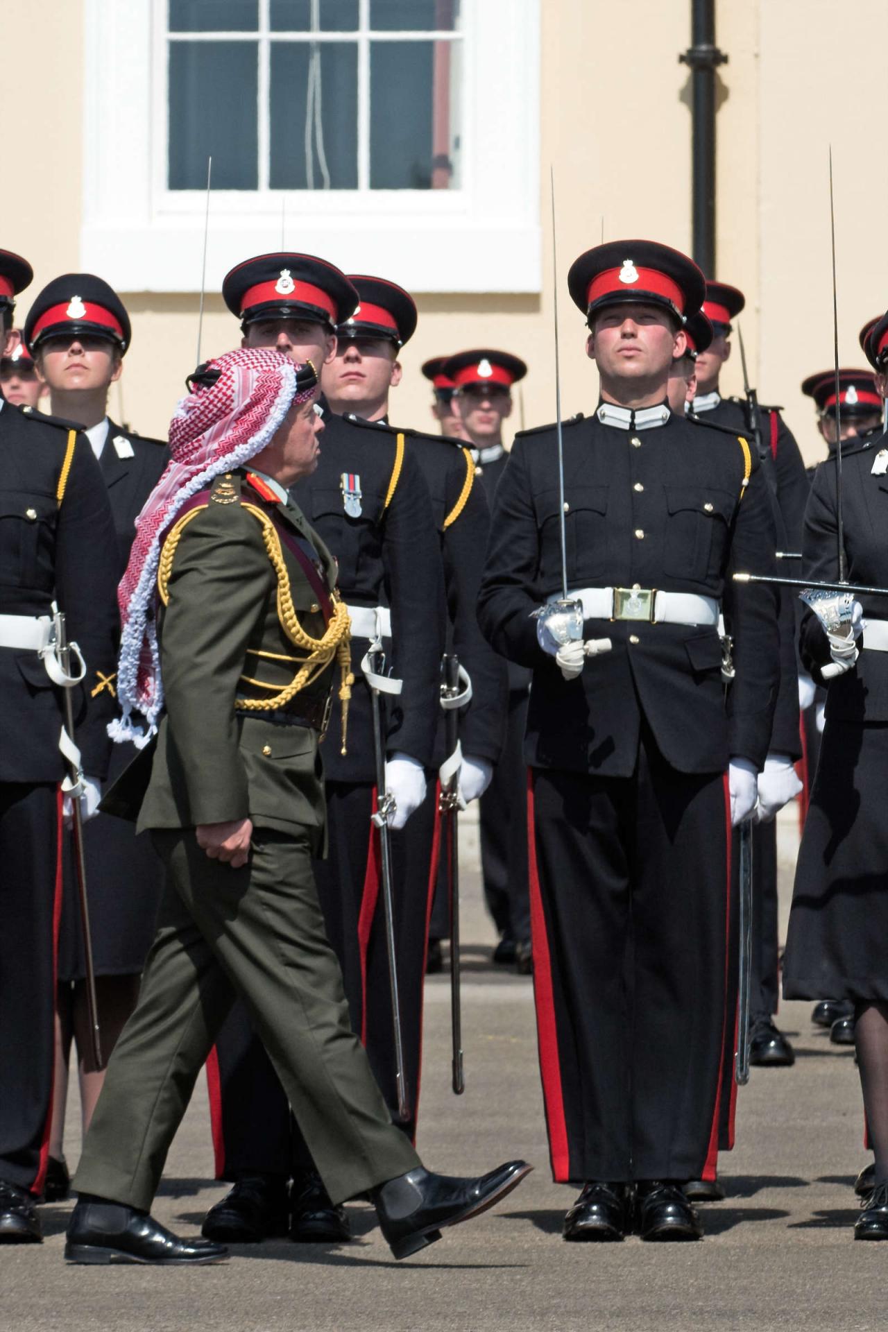 Le Prince Sébastien durant la Sovereign’s Parade à l’Académie royale militaire de Sandhurst au Royaume-Uni