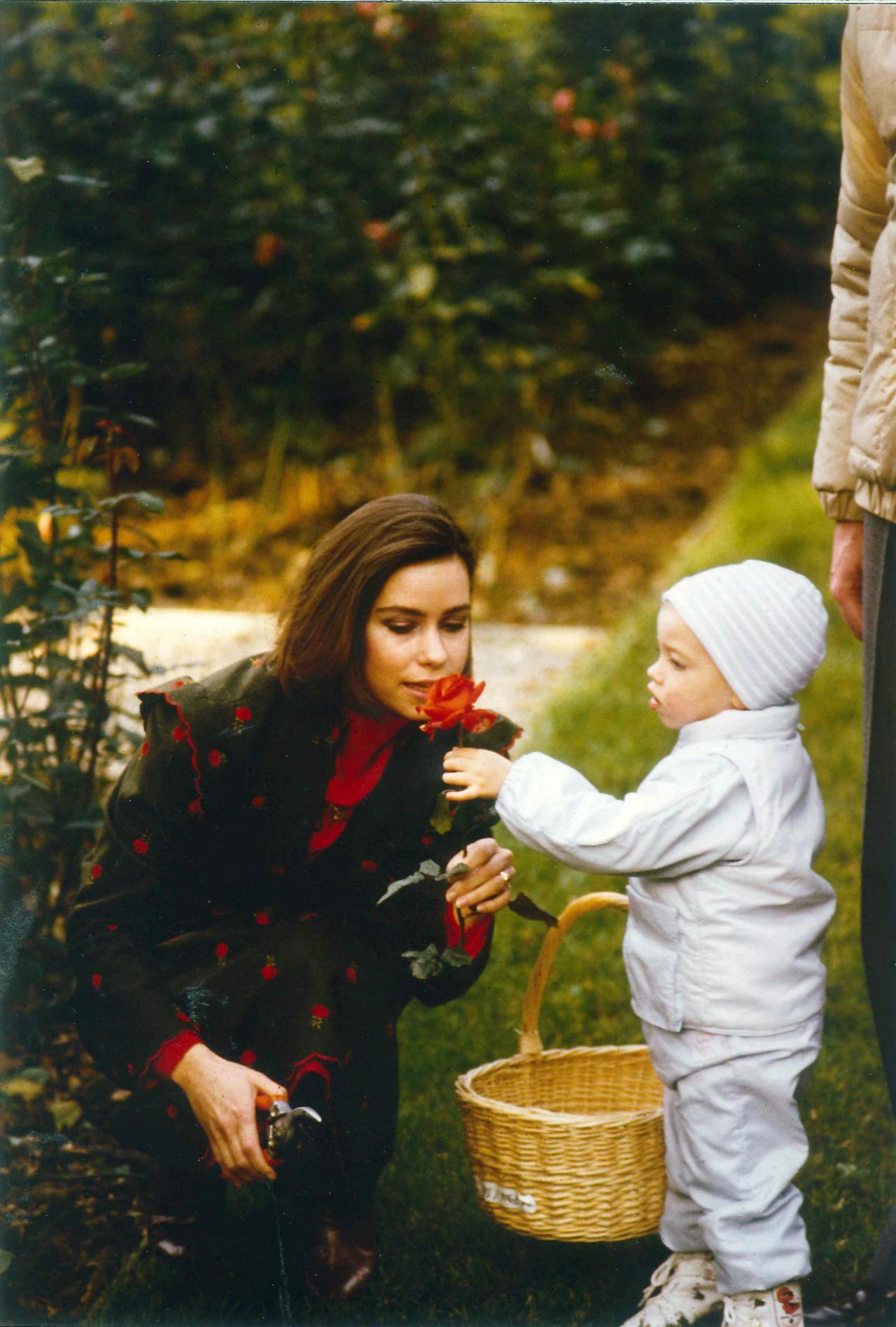 The Grand Duchess with Prince Guillaume