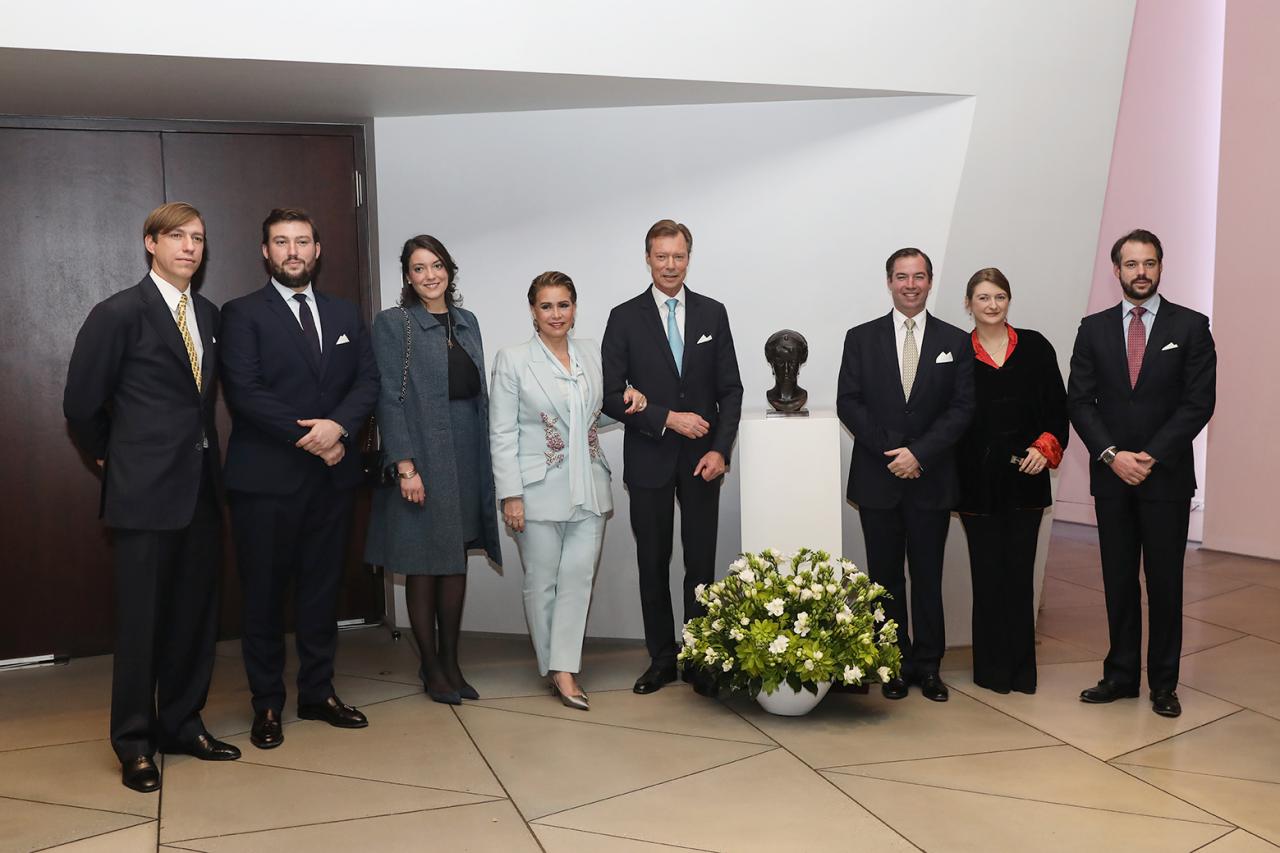 The Grand Ducal Family at a concert at the Philharmonie Luxembourg