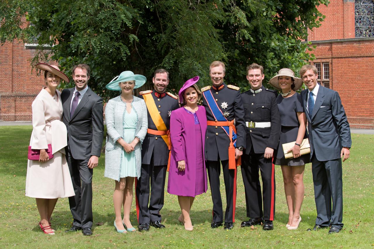 Die großherzogliche Familie in Sandhurst
