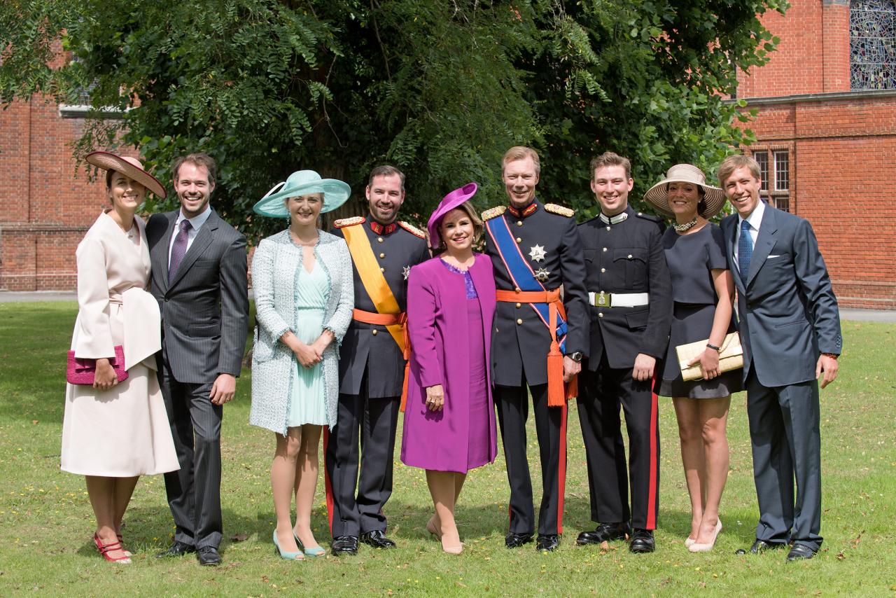 Déi groussherzoglech Famill op Visitt bei der Académie royale militaire vu Sandhurst 