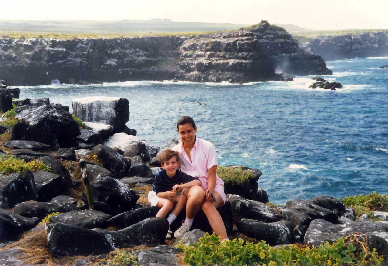 The Grand Duchess and her eldest son, Prince Guillaume