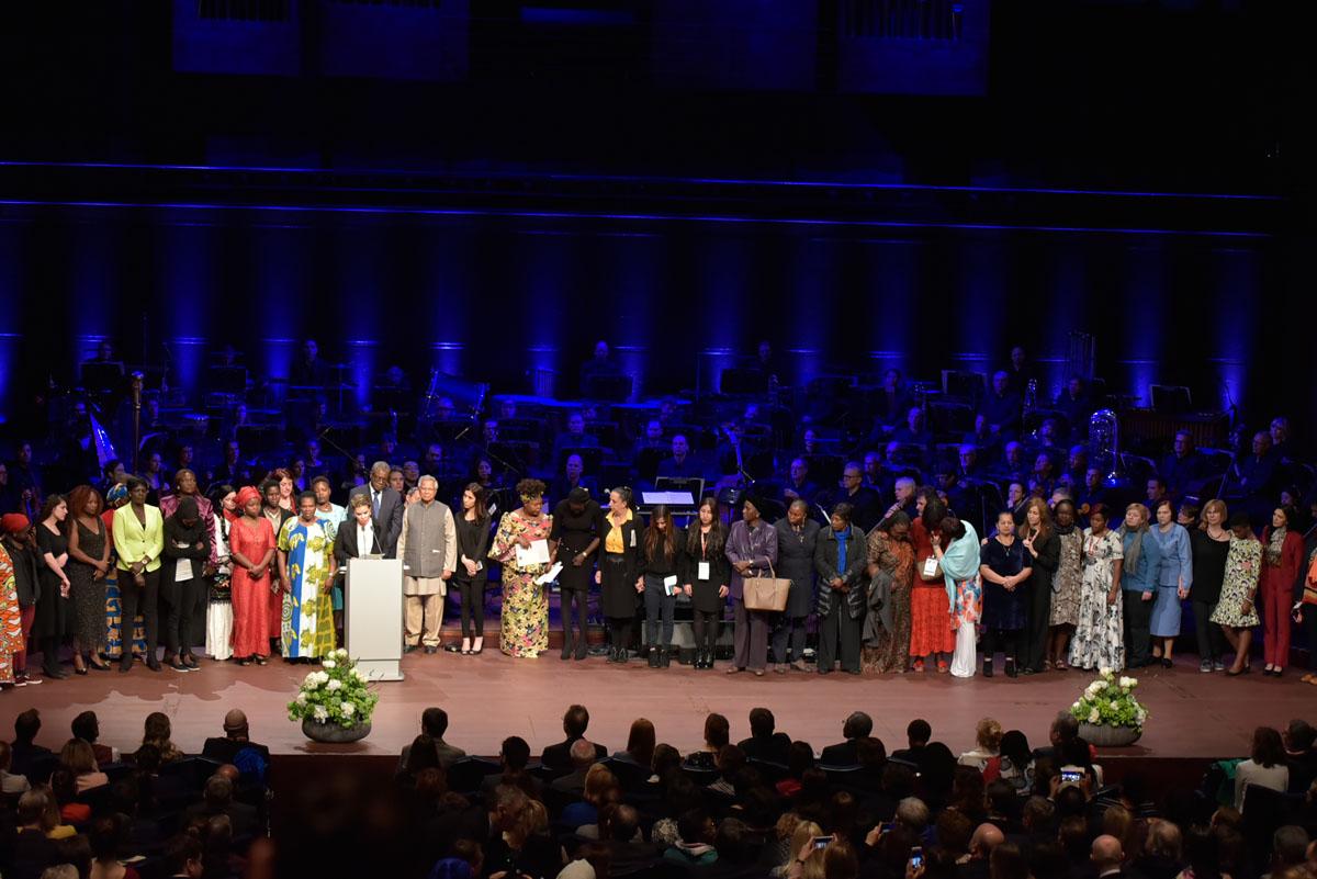 Overview of the gala reception of the International Forum "Stand Speak Rise Up!