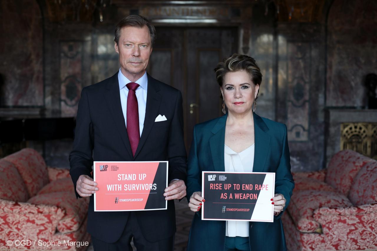 The Grand Duke and the Grand Duchess support the survivors