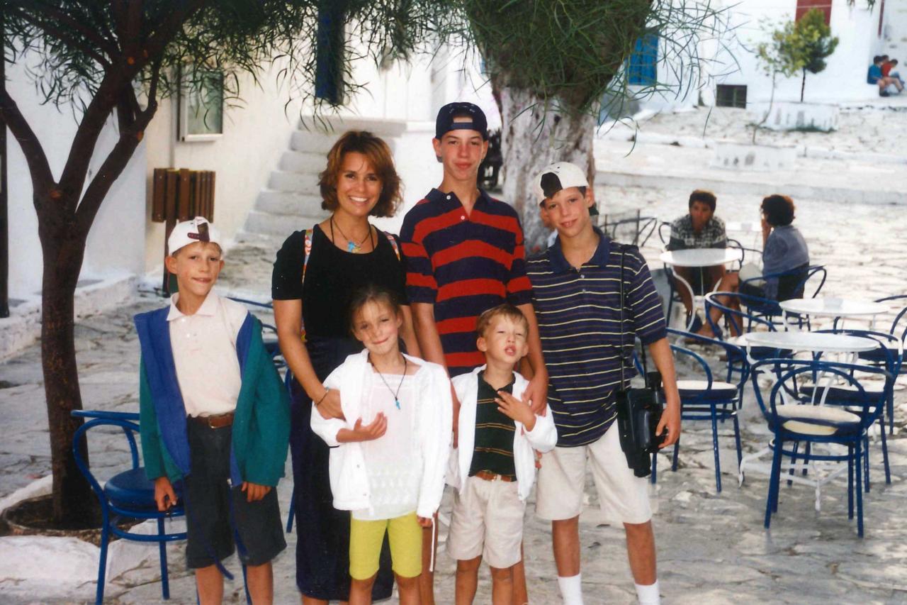 The Grand Duchess and her five children on holiday