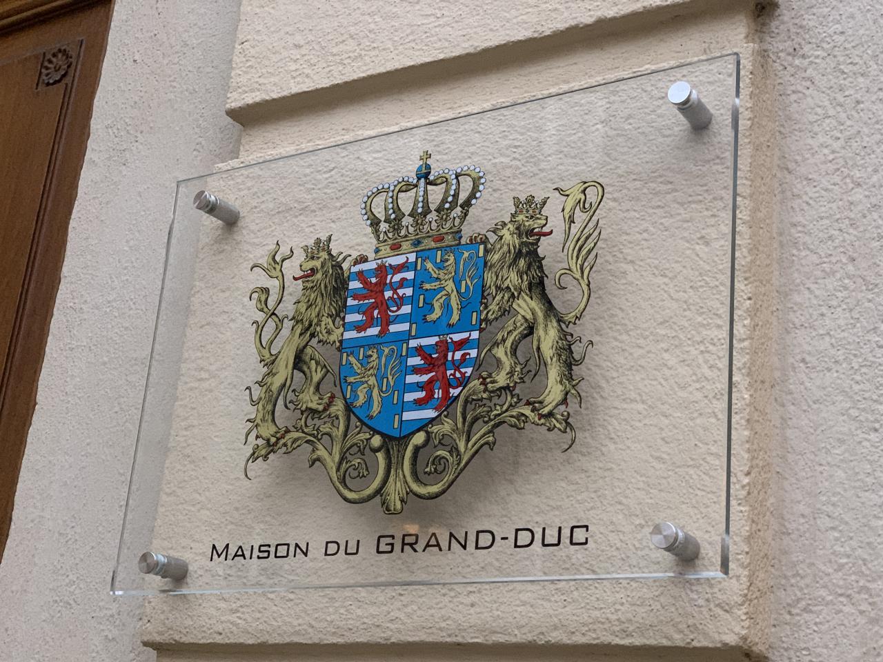 Panneau Maison du Grand-Duc - Maréchalat de la Cour