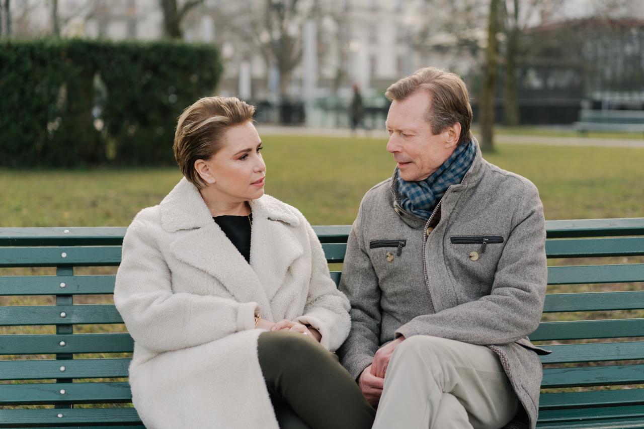 Le Couple grand-ducal à Genève