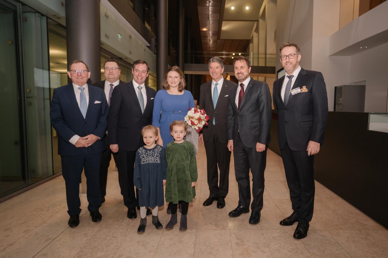 Le Couple héritier a assisté 75e anniversaire de l’OEuvre Nationale de Secours Grande-Duchesse Charlotte