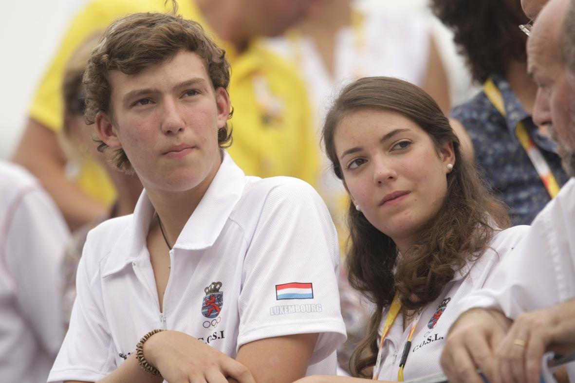 Le Prince Sébastien et la Princesse Alexandra aux Jeux Olympiques de Pékin en 2008
