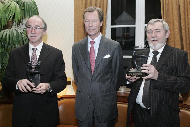 Le Grand-Duc lors de la remise du trophée CIO