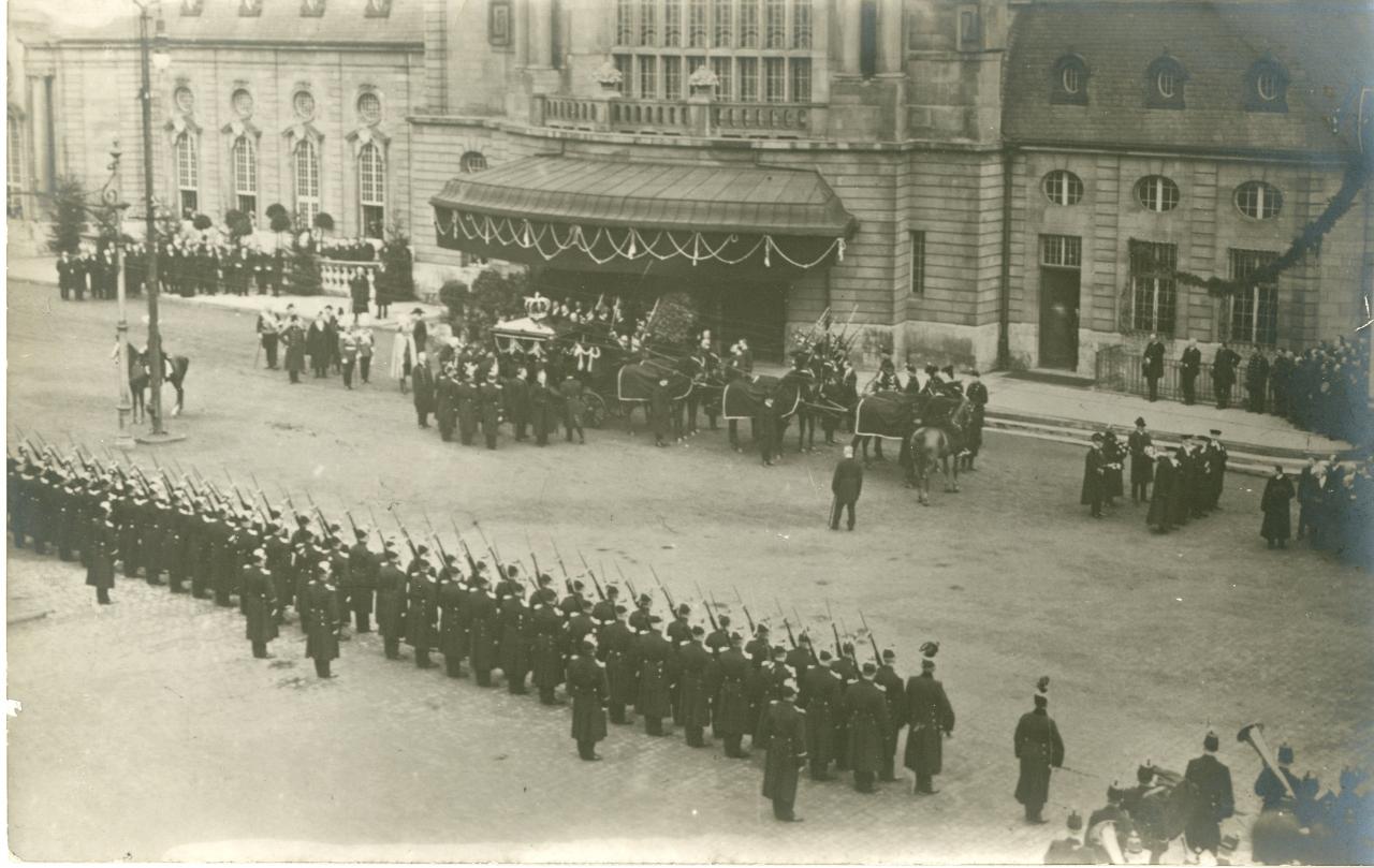 Funérailles de Guillaume IV - Gare centrale de Luxembourg