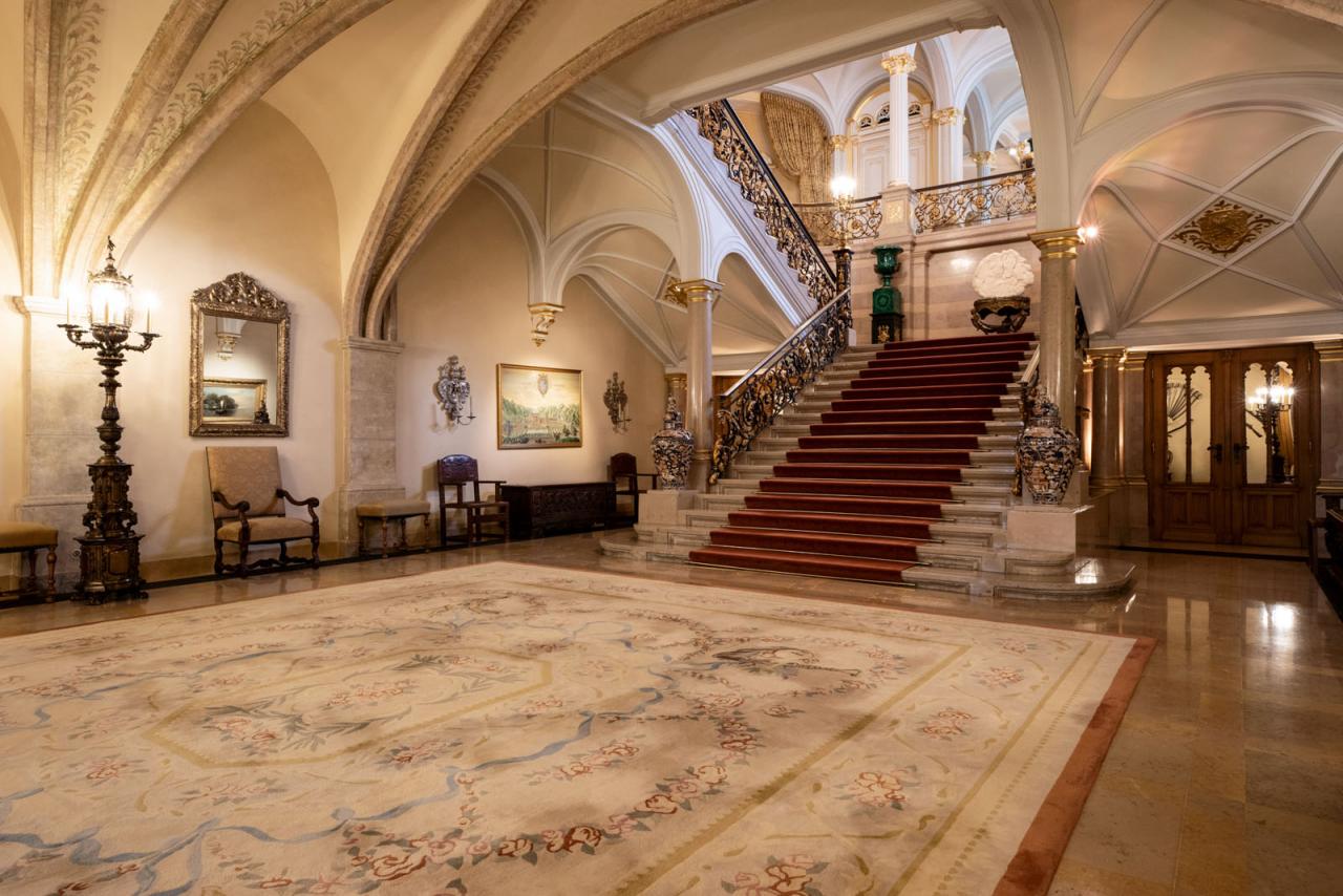 L'escalier d'honneur du Palais grand-ducal