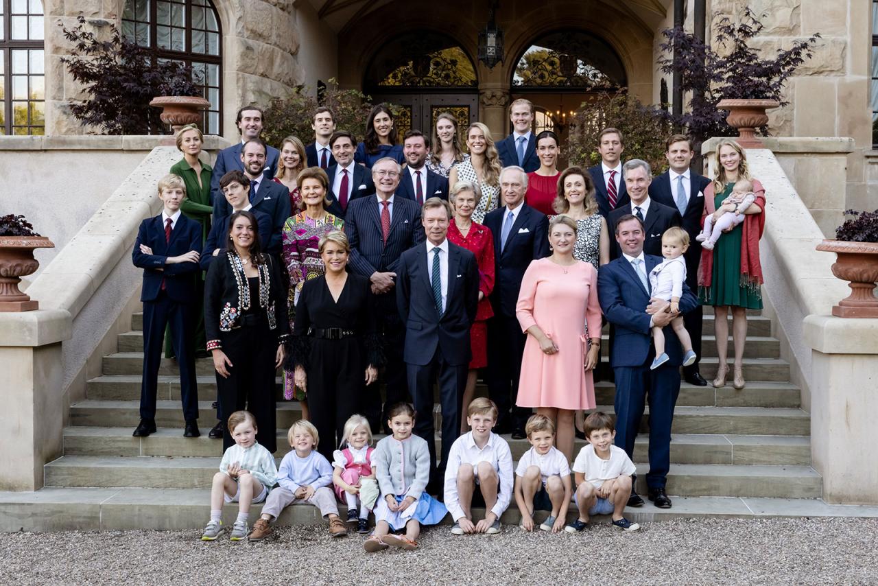 Photo de Famille devant le Château de Berg