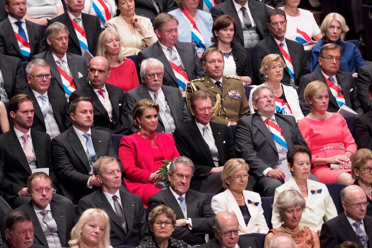 Cérémonie à la Philharmonie Luxembourg à l'occasion de la Fête nationale 2017