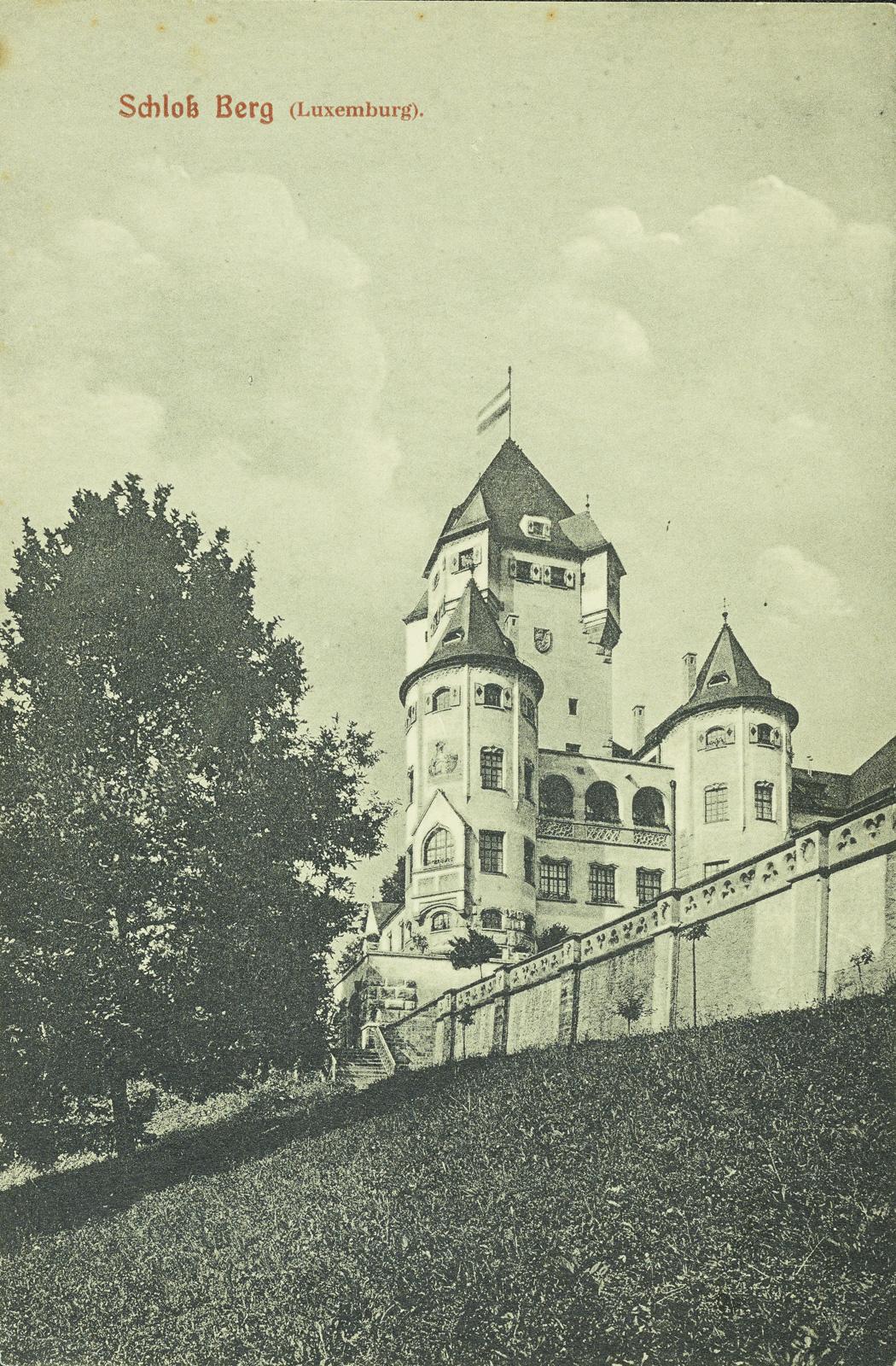 1919 - Le Château de Berg après sa reconstruction