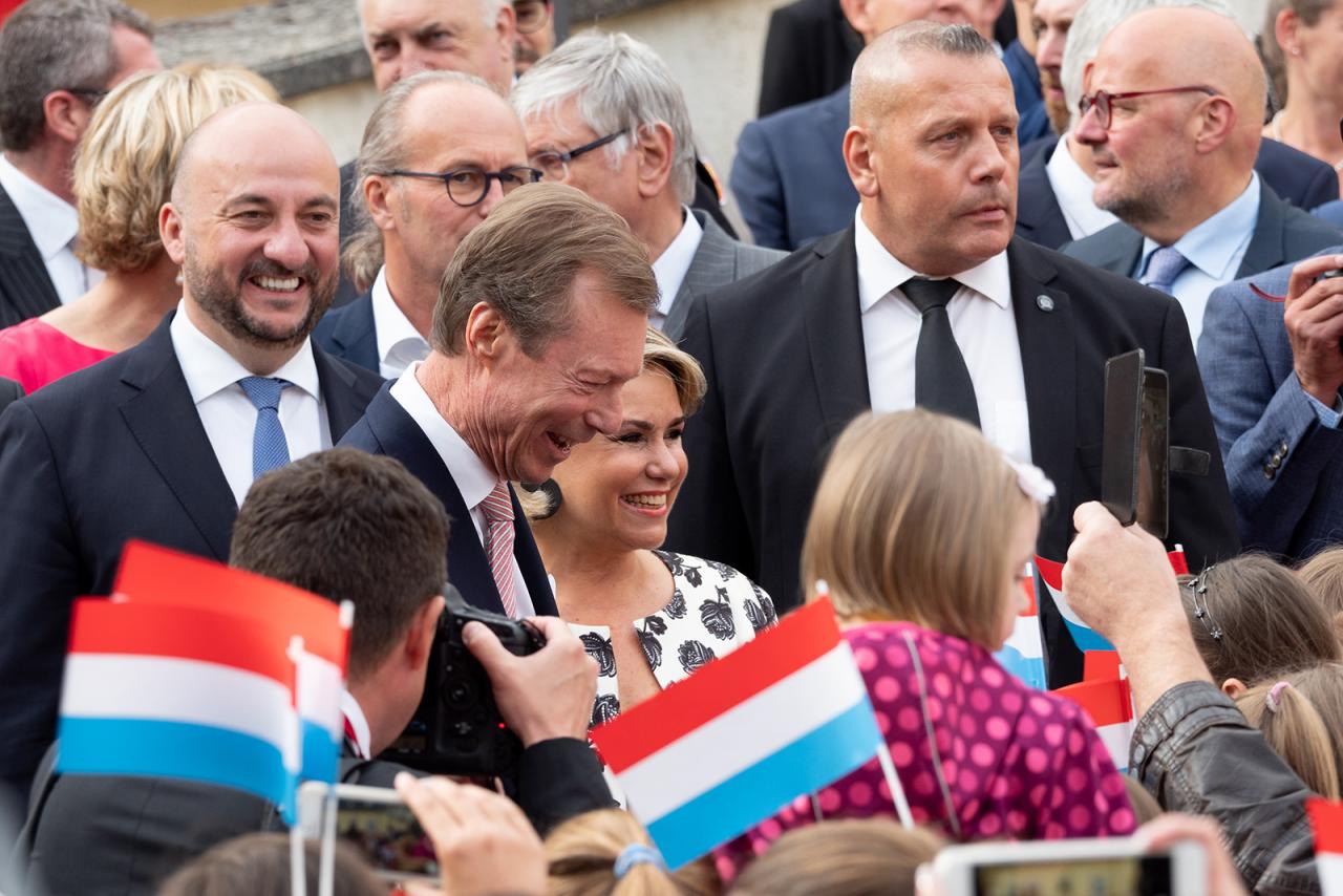 Vorabend des Nationalfeiertags in Larochette