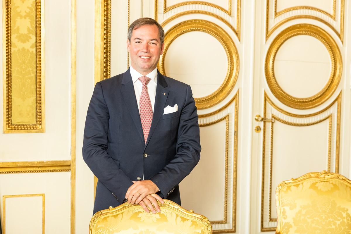 Portrait of HRH the Prince Guillaume after his appointment as Chair of the World Scout Foundation